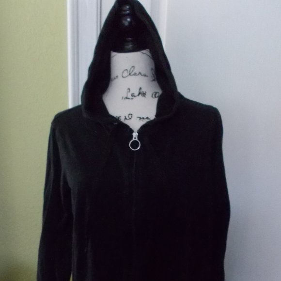 Croft & Barrow Long Zip Up Lightweight Sweatshirt - Picture 1 of 3
